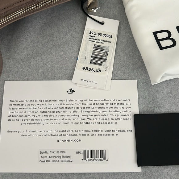 BRAHMIN Shayna Shetland Quilted Leather Crossbody - Picture 16 of 16